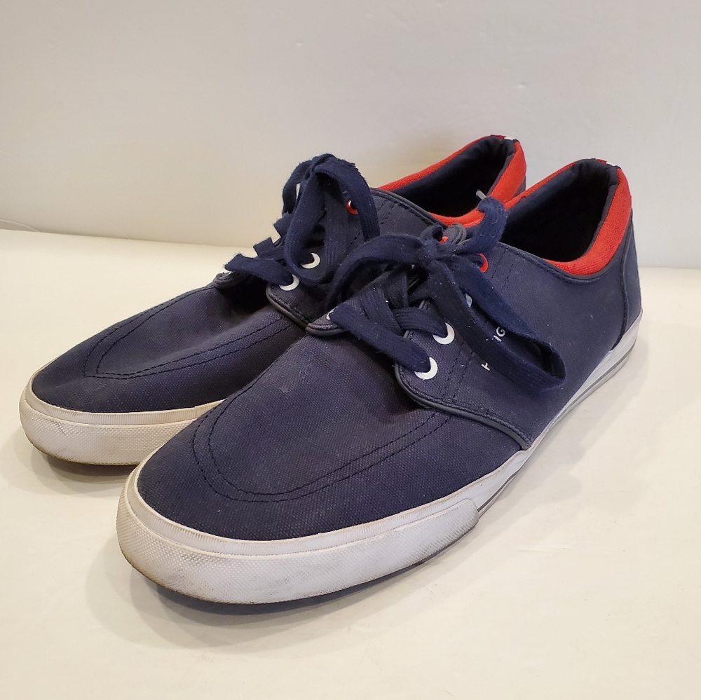 Tommy Hilfiger canvas lace up sneaker Boat Shoes
